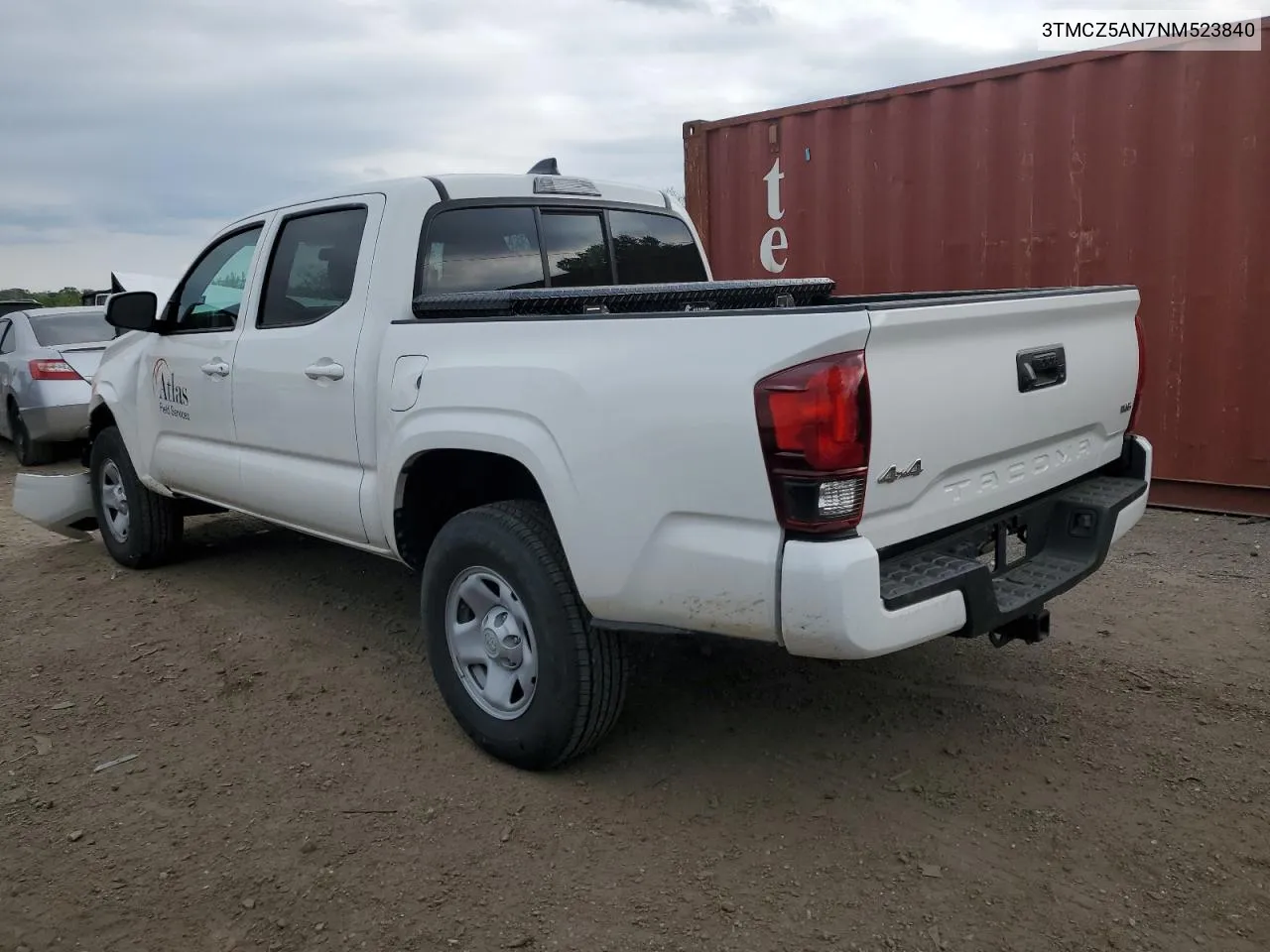 2022 Toyota Tacoma Double Cab VIN: 3TMCZ5AN7NM523840 Lot: 51841644