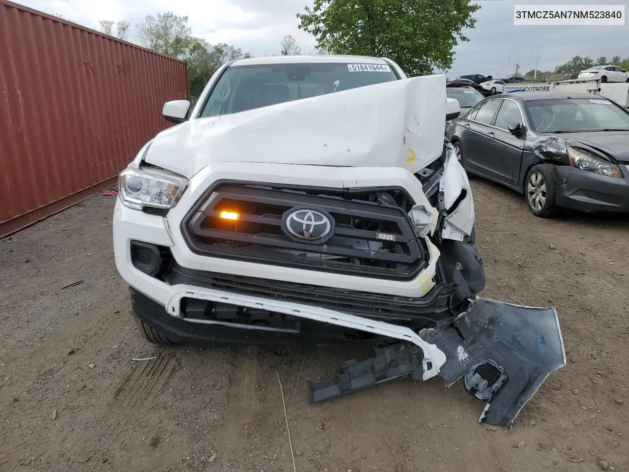 2022 Toyota Tacoma Double Cab VIN: 3TMCZ5AN7NM523840 Lot: 51841644