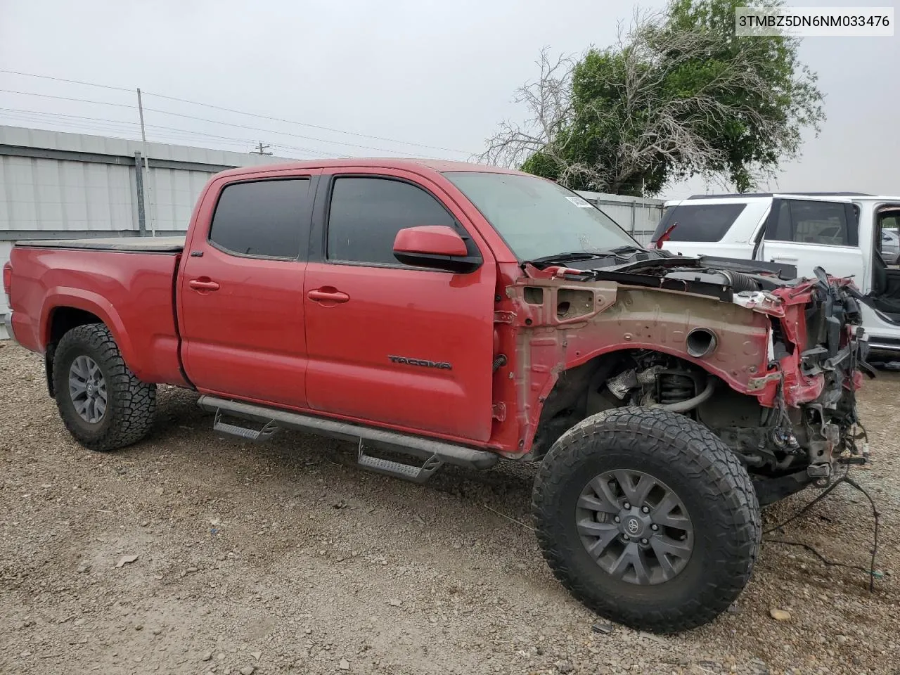 2022 Toyota Tacoma Double Cab VIN: 3TMBZ5DN6NM033476 Lot: 54528964