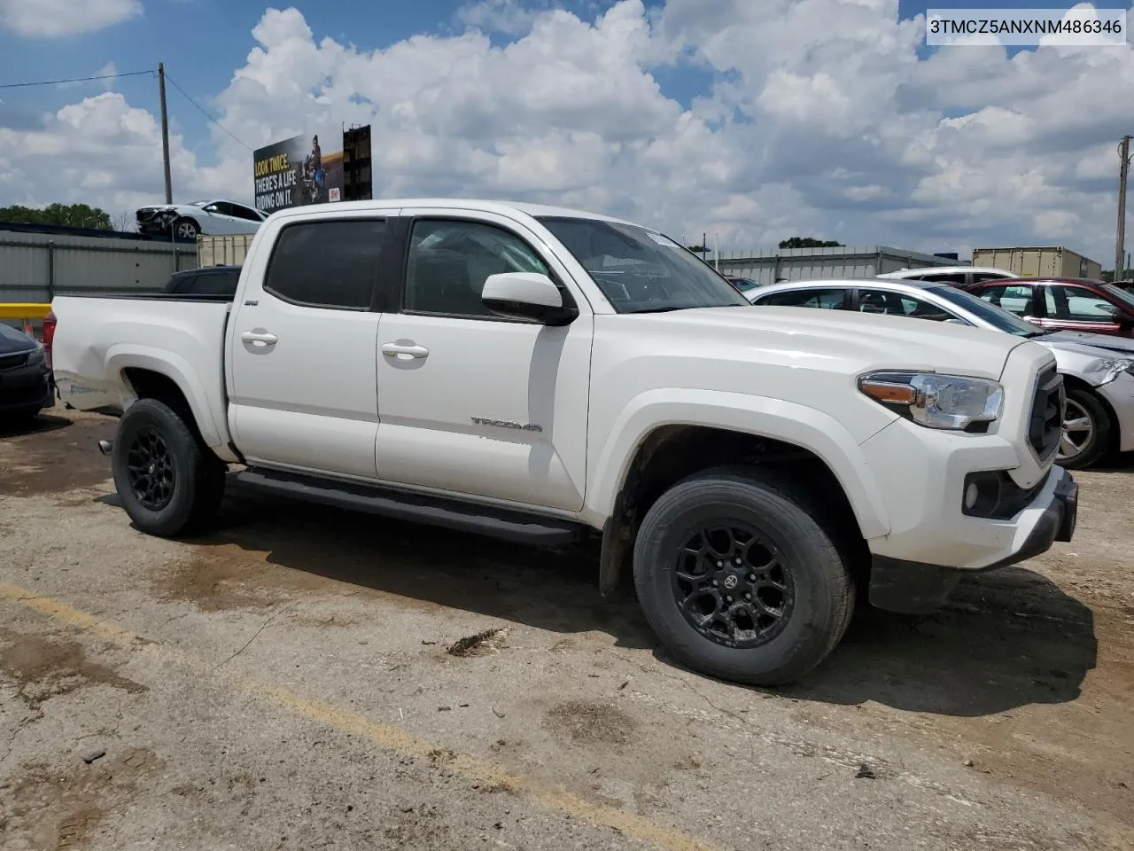 2022 Toyota Tacoma Double Cab VIN: 3TMCZ5ANXNM486346 Lot: 59735894