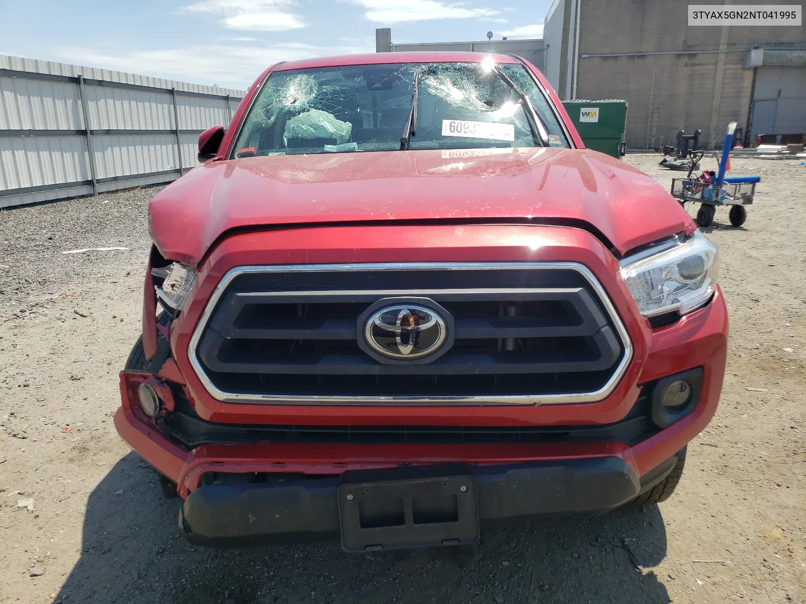 2022 Toyota Tacoma Double Cab VIN: 3TYAX5GN2NT041995 Lot: 60933094