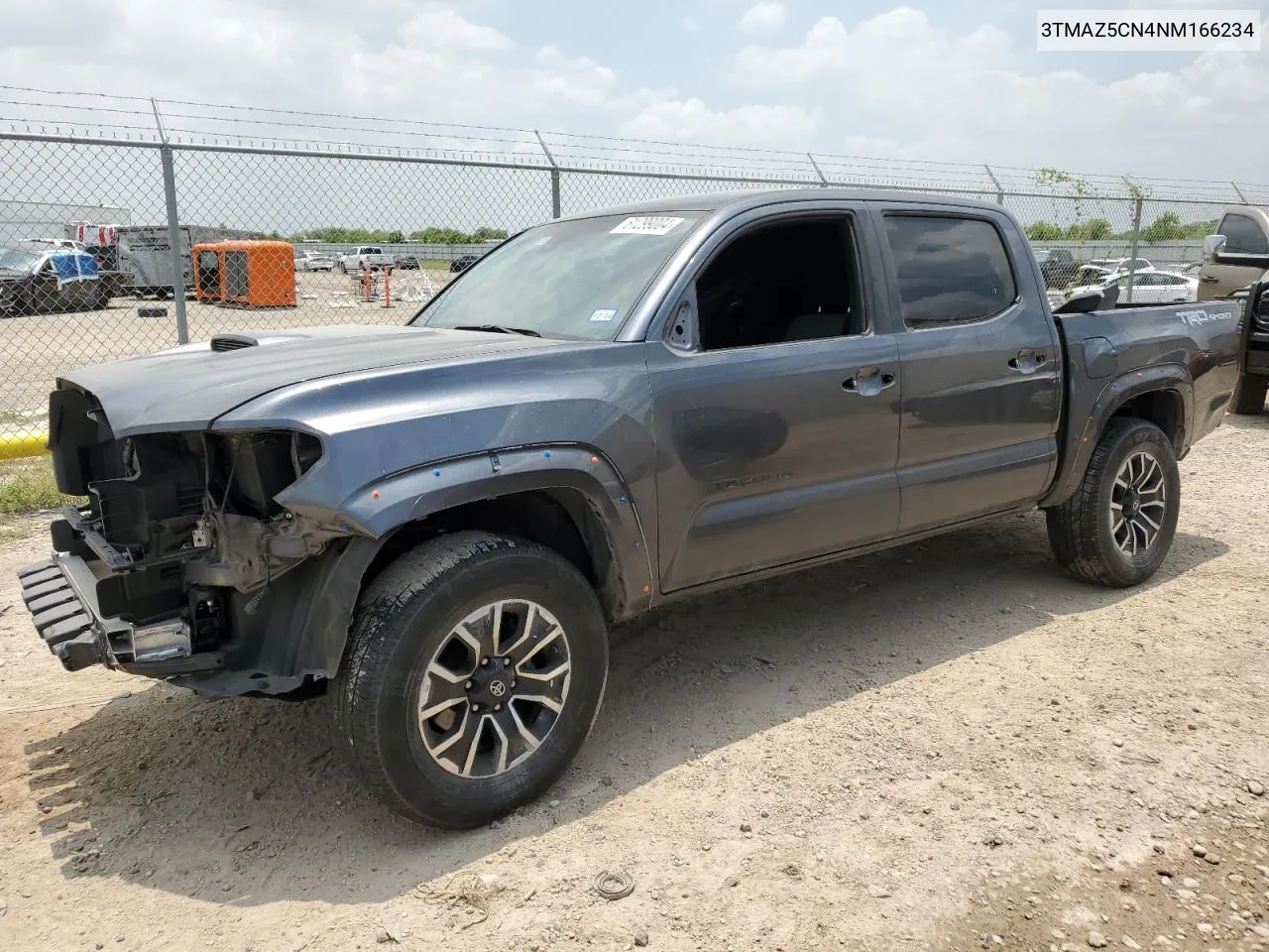 2022 Toyota Tacoma Double Cab VIN: 3TMAZ5CN4NM166234 Lot: 61299004