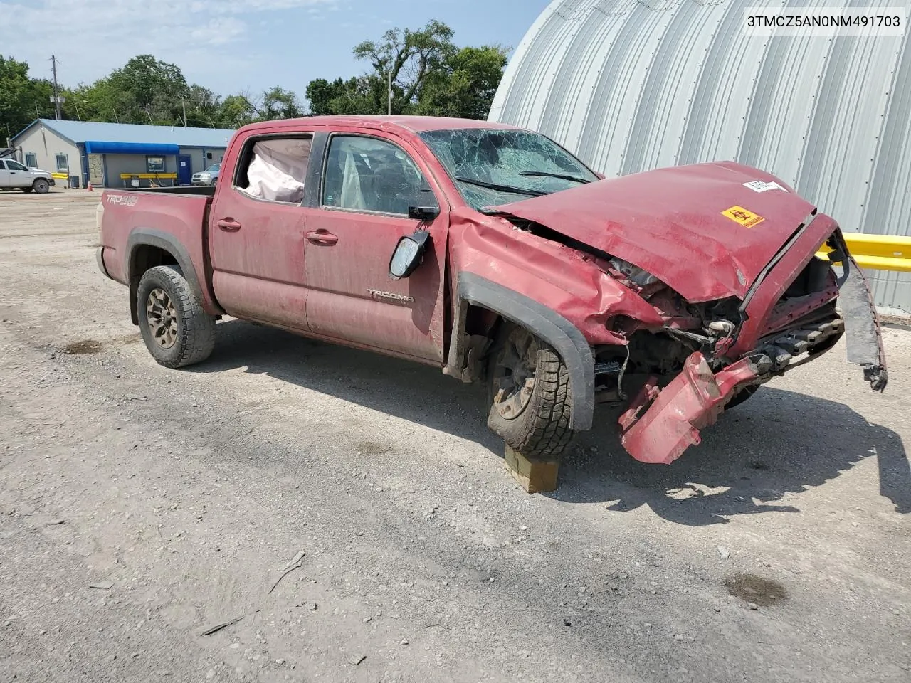 2022 Toyota Tacoma Double Cab VIN: 3TMCZ5AN0NM491703 Lot: 61653474