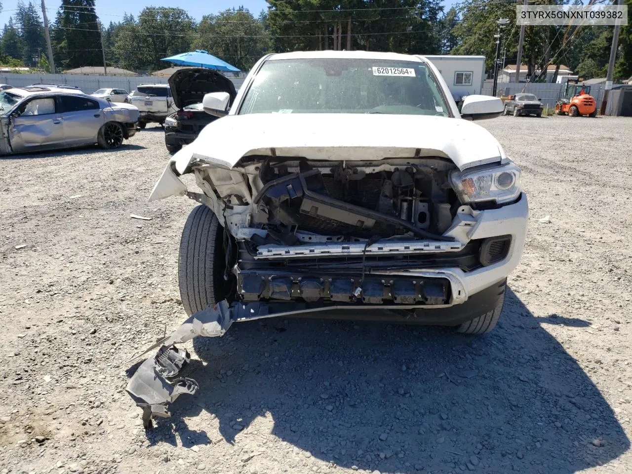 2022 Toyota Tacoma Access Cab VIN: 3TYRX5GNXNT039382 Lot: 62012564