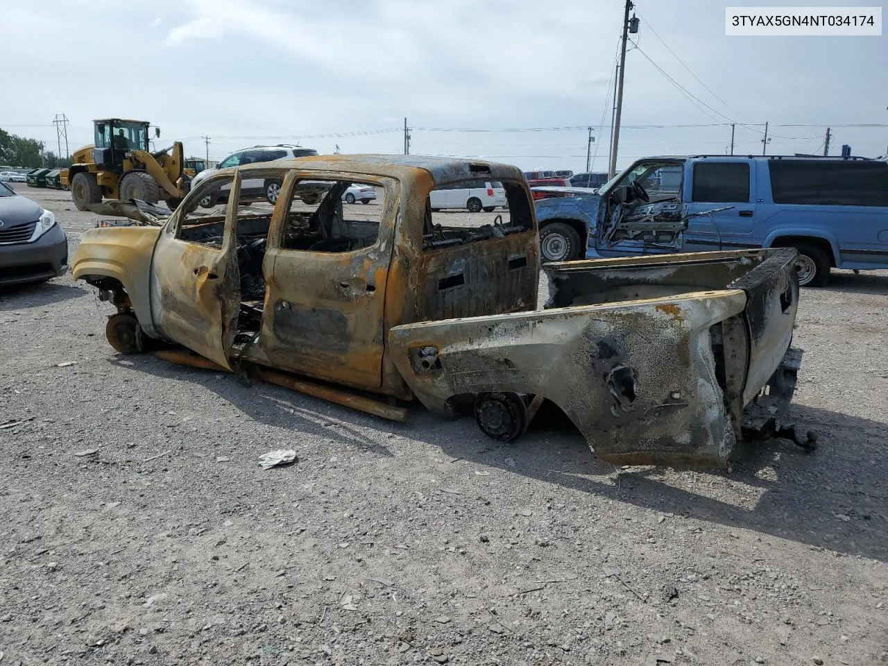 2022 Toyota Tacoma Double Cab VIN: 3TYAX5GN4NT034174 Lot: 64052064