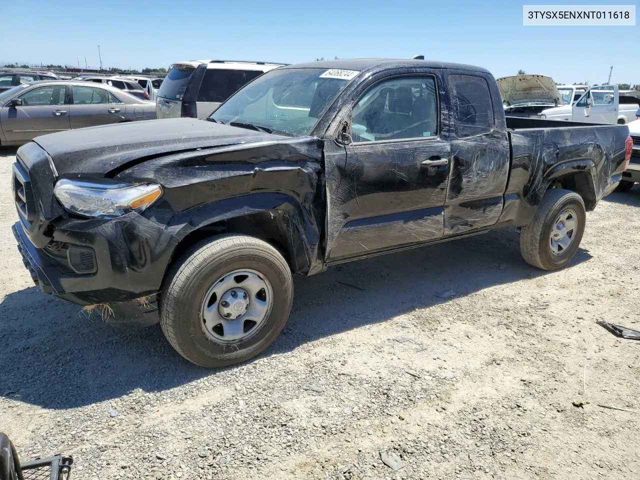 3TYSX5ENXNT011618 2022 Toyota Tacoma Access Cab