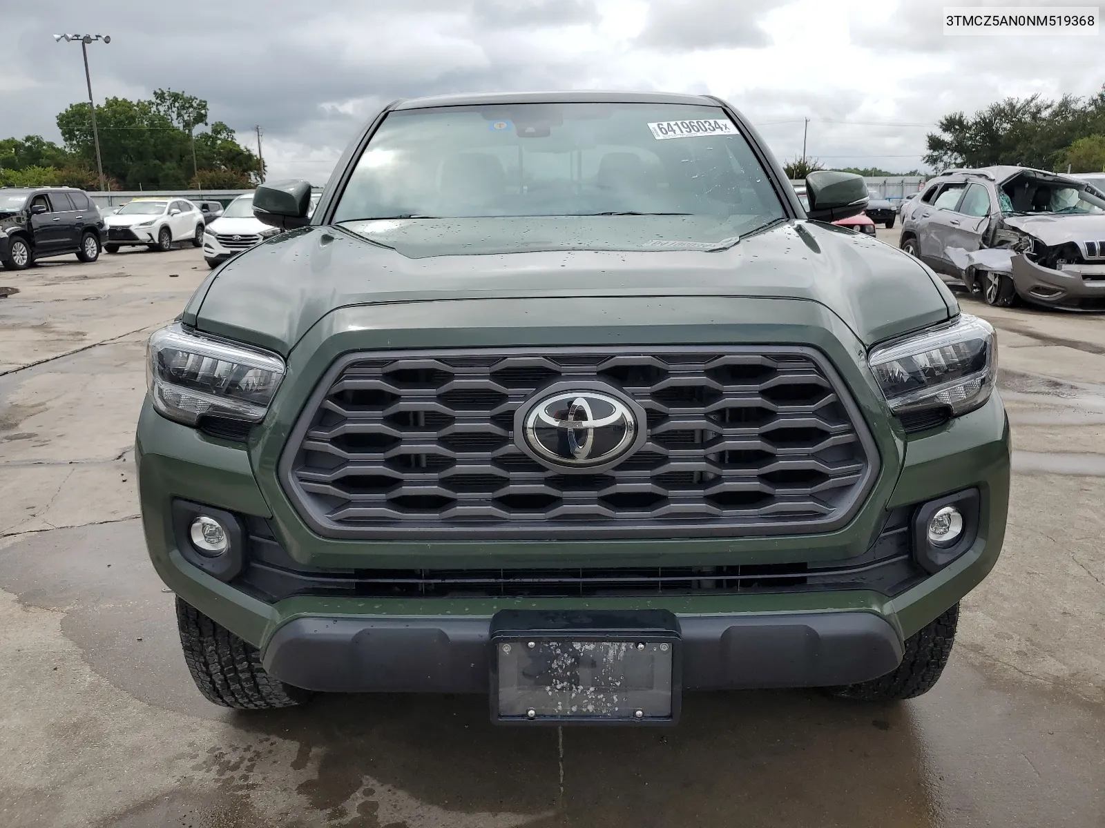 2022 Toyota Tacoma Double Cab VIN: 3TMCZ5AN0NM519368 Lot: 64196034