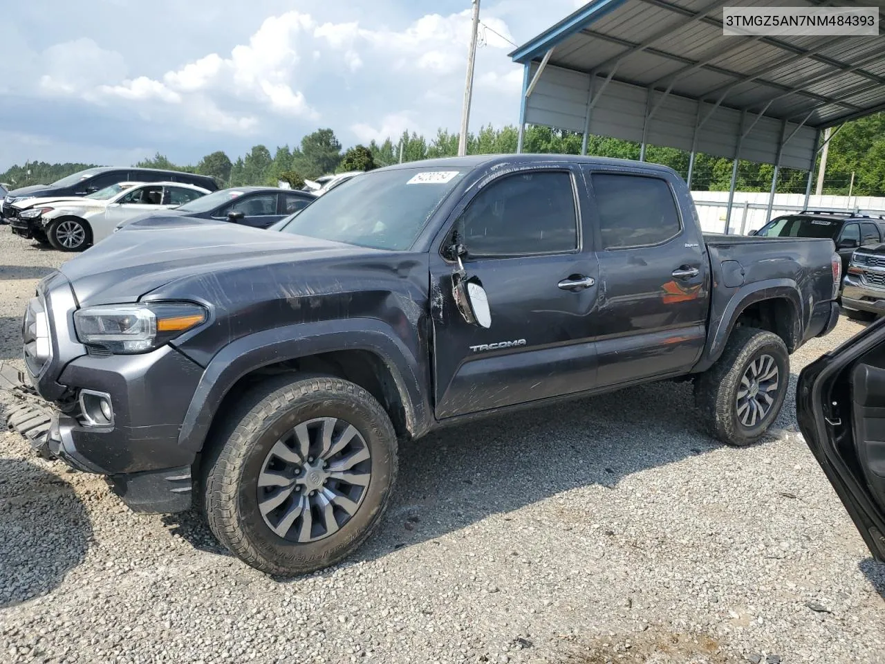 2022 Toyota Tacoma Double Cab VIN: 3TMGZ5AN7NM484393 Lot: 64230154