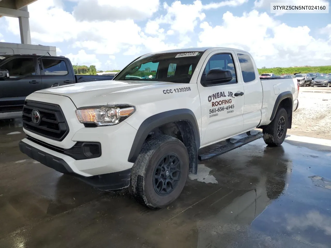 2022 Toyota Tacoma Access Cab VIN: 3TYRZ5CN5NT024160 Lot: 64547224