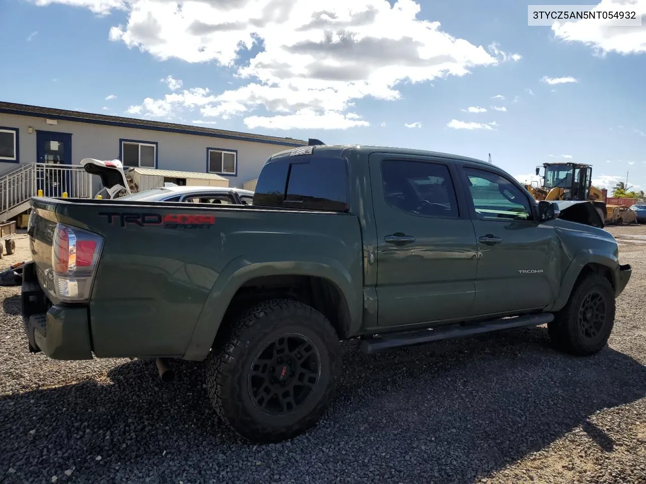 2022 Toyota Tacoma Double Cab VIN: 3TYCZ5AN5NT054932 Lot: 64702284