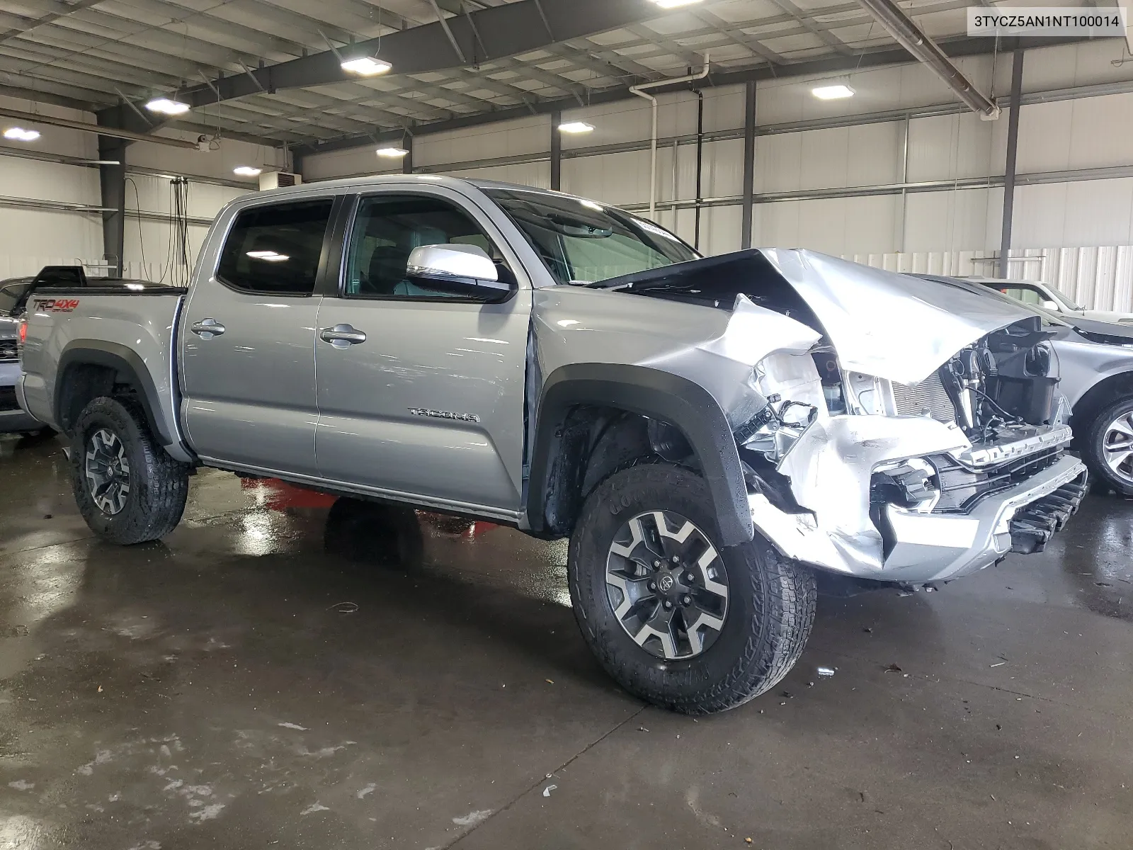 2022 Toyota Tacoma Double Cab VIN: 3TYCZ5AN1NT100014 Lot: 65140344