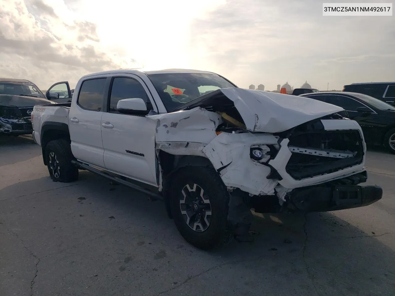 2022 Toyota Tacoma Double Cab VIN: 3TMCZ5AN1NM492617 Lot: 65295084