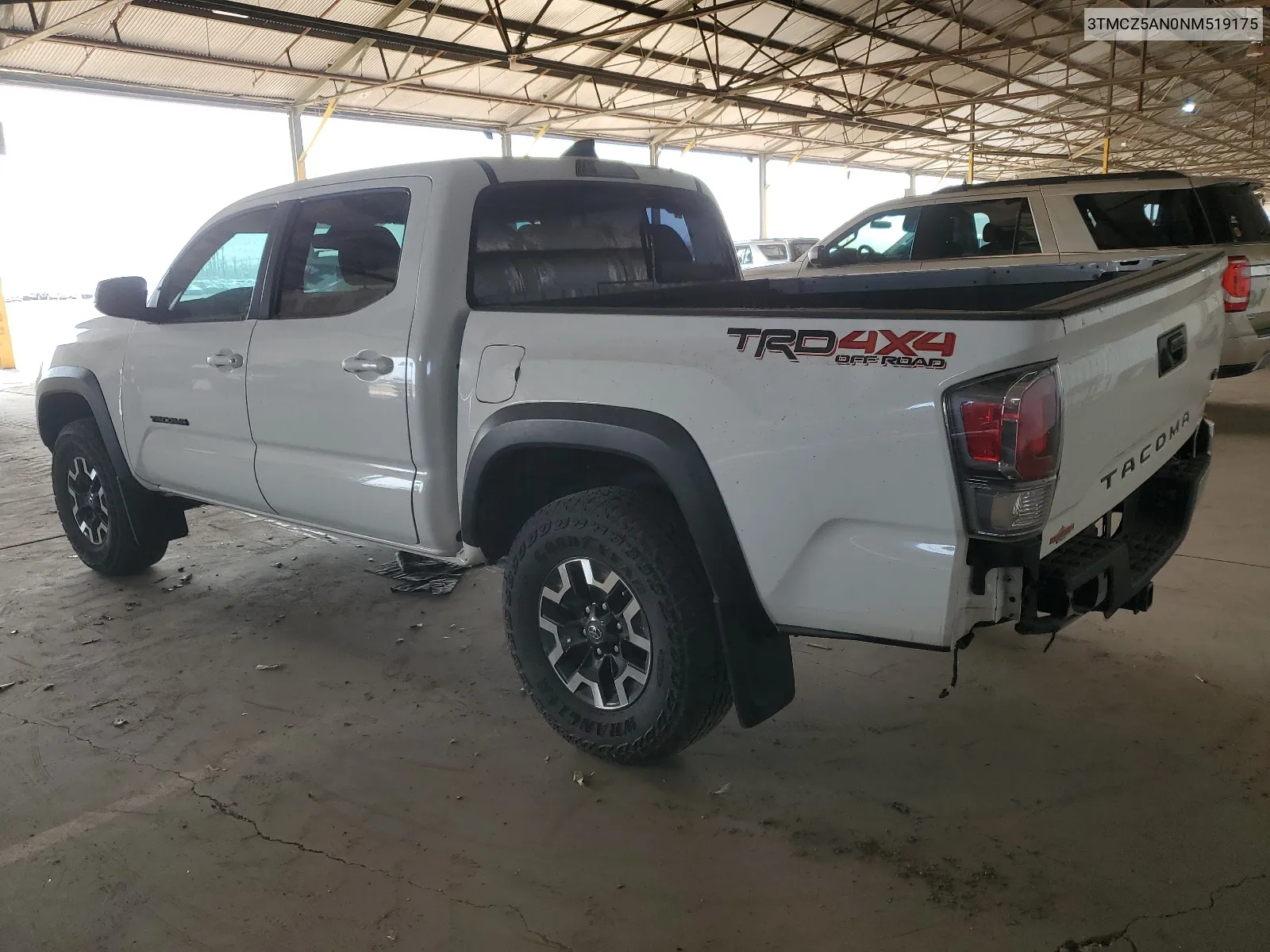 2022 Toyota Tacoma Double Cab VIN: 3TMCZ5AN0NM519175 Lot: 66009334