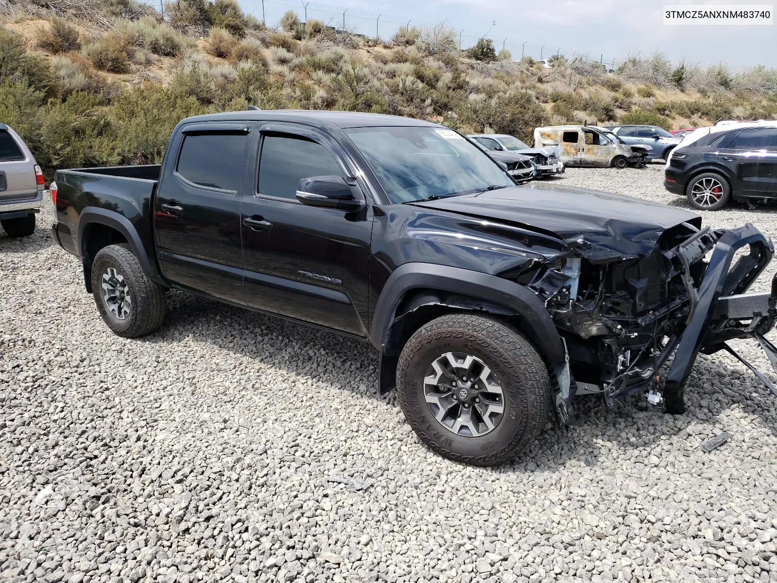 2022 Toyota Tacoma Double Cab VIN: 3TMCZ5ANXNM483740 Lot: 66230424