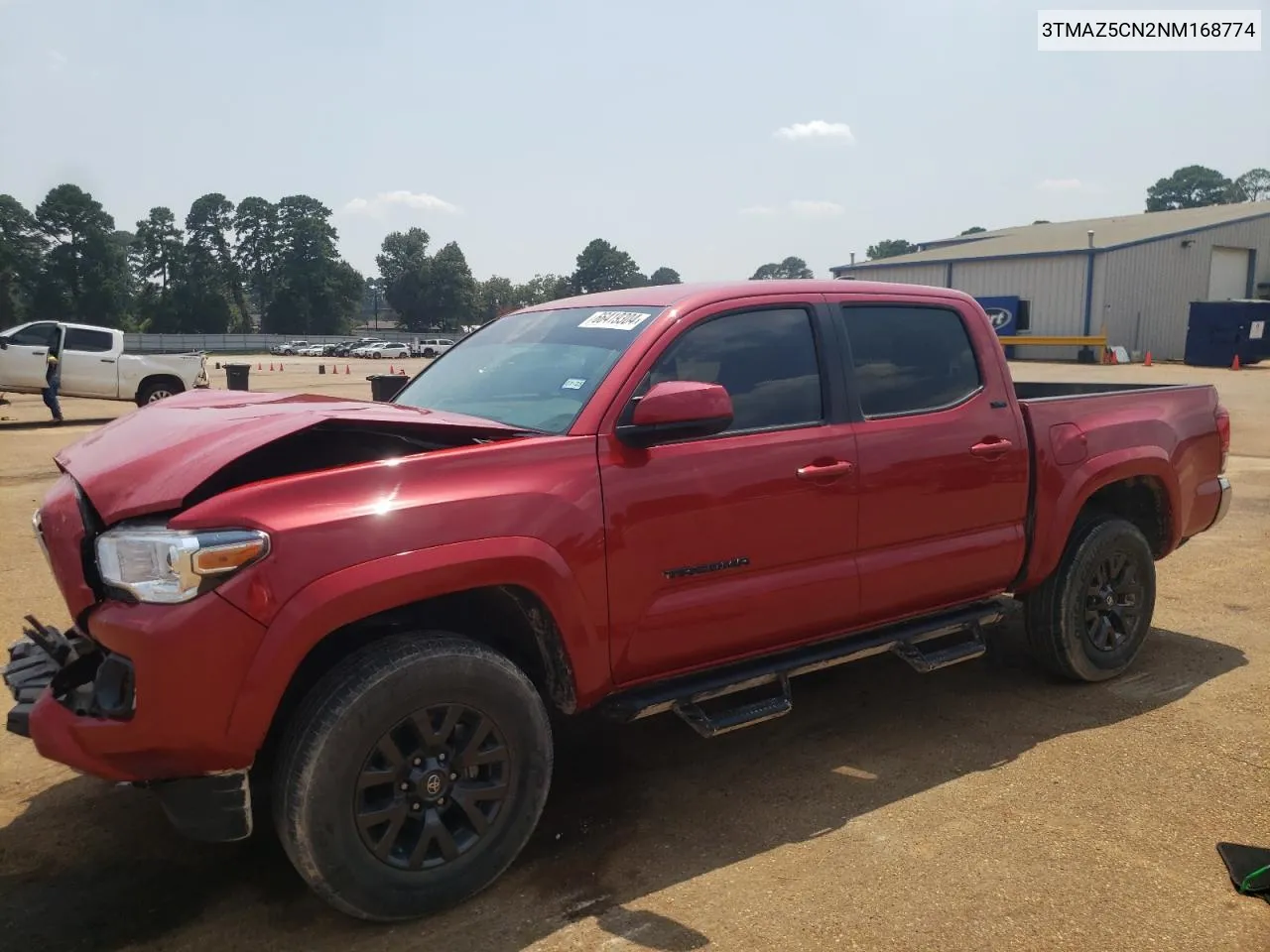 2022 Toyota Tacoma Double Cab VIN: 3TMAZ5CN2NM168774 Lot: 66419304