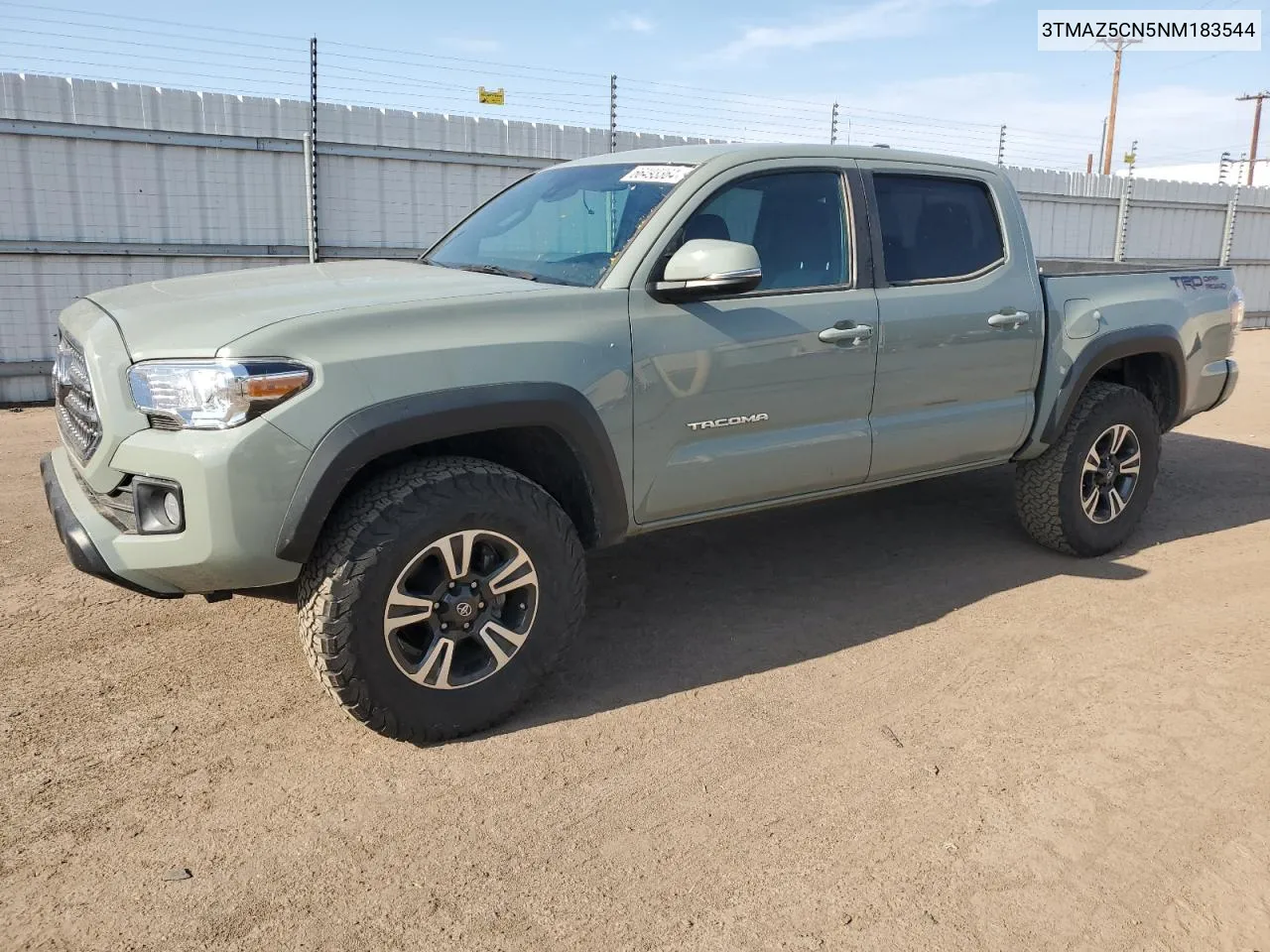 2022 Toyota Tacoma Double Cab VIN: 3TMAZ5CN5NM183544 Lot: 66493364