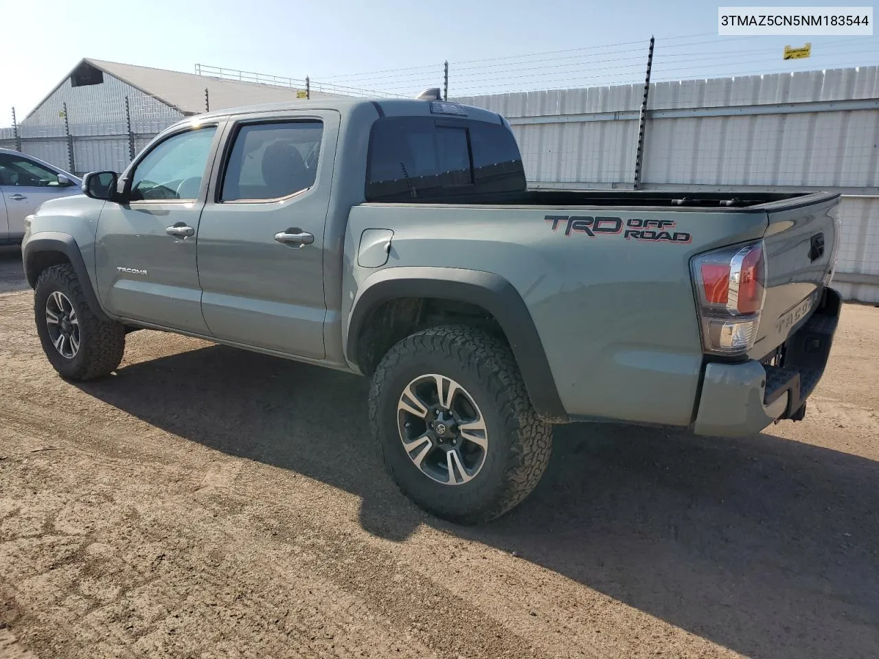 2022 Toyota Tacoma Double Cab VIN: 3TMAZ5CN5NM183544 Lot: 66493364