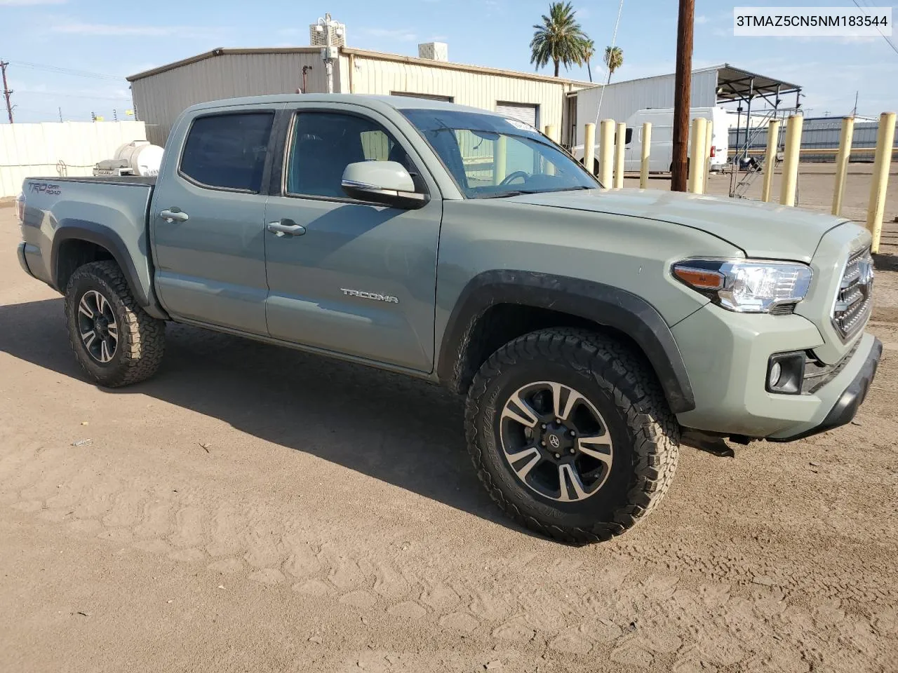 2022 Toyota Tacoma Double Cab VIN: 3TMAZ5CN5NM183544 Lot: 66493364