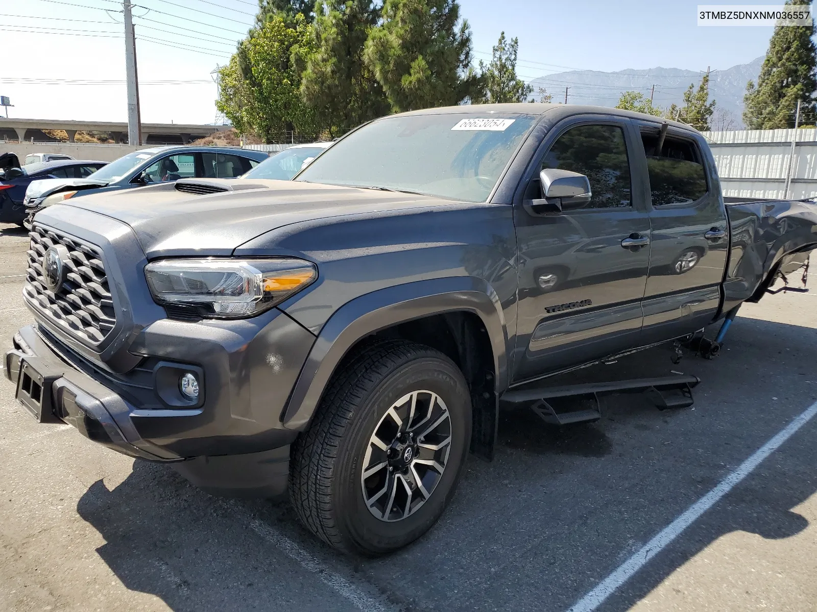 2022 Toyota Tacoma Double Cab VIN: 3TMBZ5DNXNM036557 Lot: 66623054