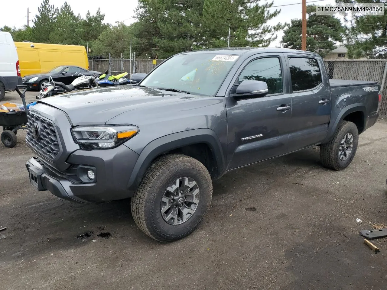 2022 Toyota Tacoma Double Cab VIN: 3TMCZ5AN9NM494860 Lot: 66624284