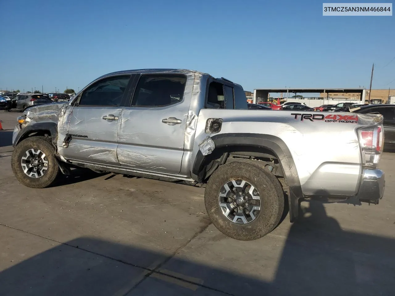 2022 Toyota Tacoma Double Cab VIN: 3TMCZ5AN3NM466844 Lot: 66901704