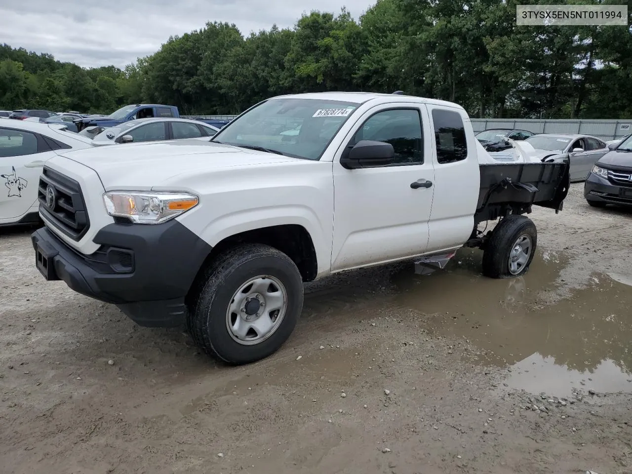 3TYSX5EN5NT011994 2022 Toyota Tacoma Access Cab