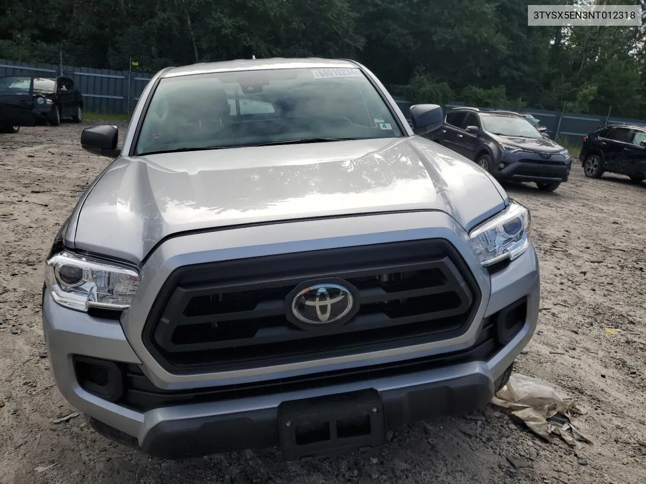 2022 Toyota Tacoma Access Cab VIN: 3TYSX5EN3NT012318 Lot: 68010234