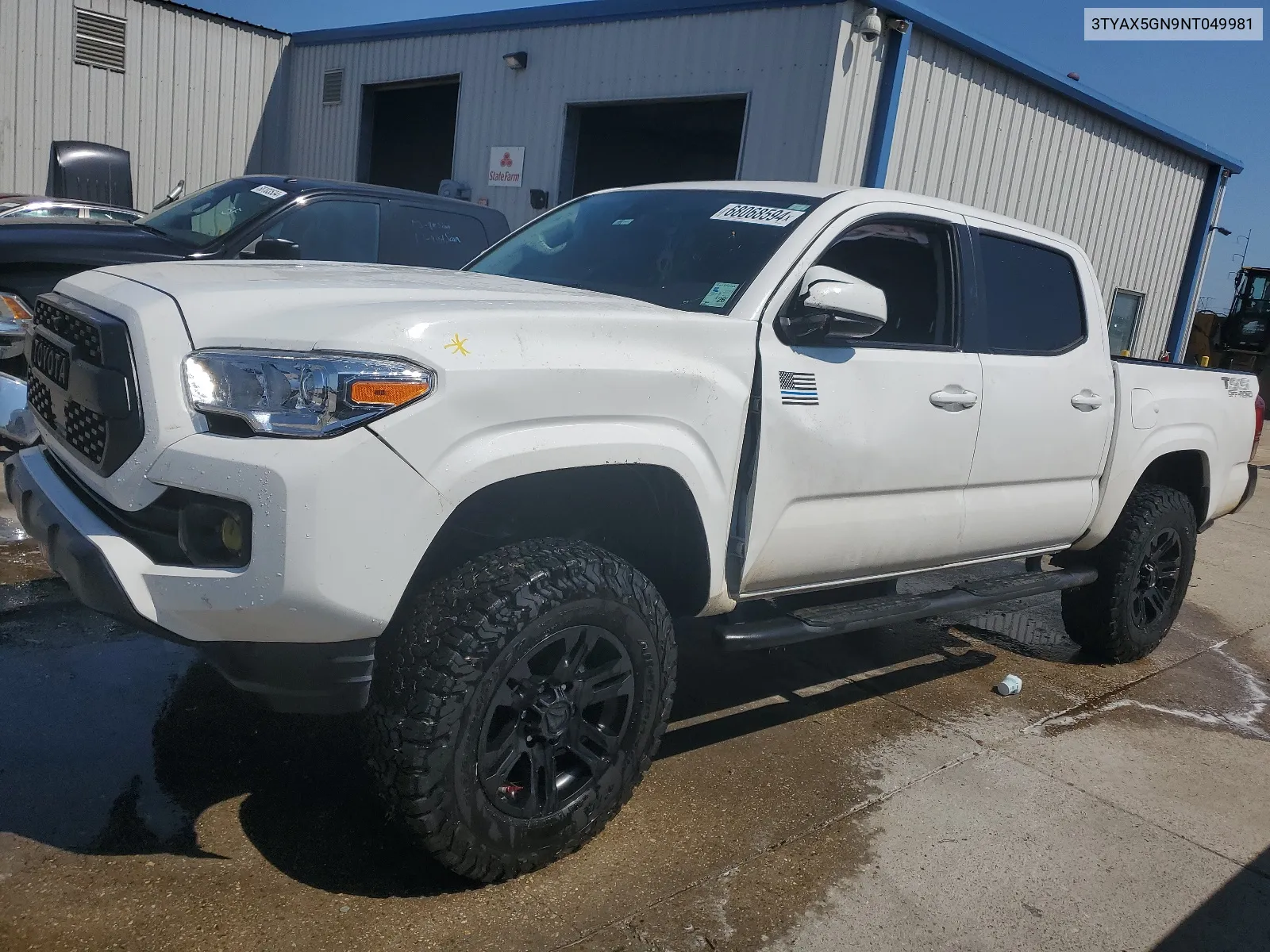 2022 Toyota Tacoma Double Cab VIN: 3TYAX5GN9NT049981 Lot: 68068594