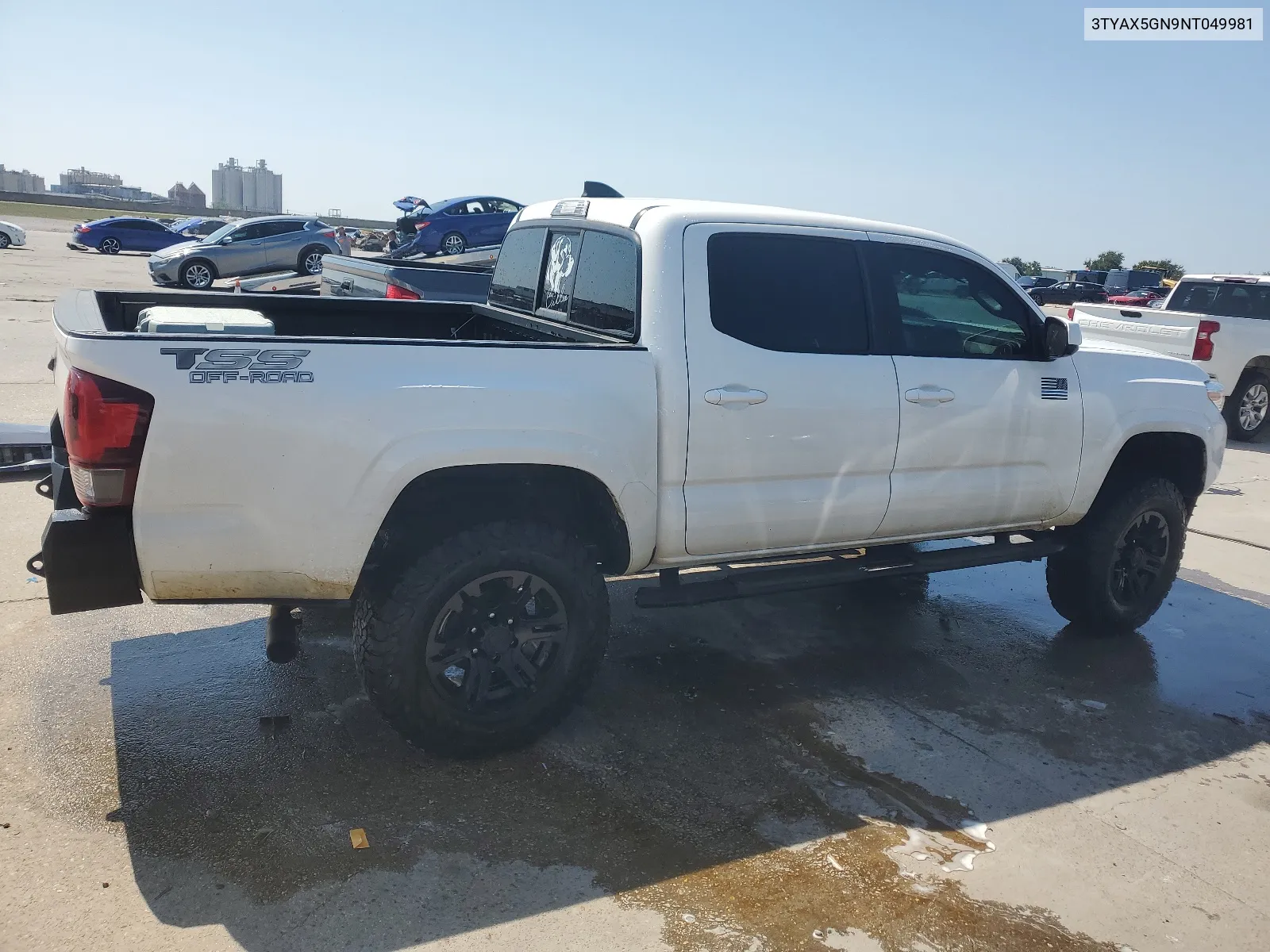 2022 Toyota Tacoma Double Cab VIN: 3TYAX5GN9NT049981 Lot: 68068594