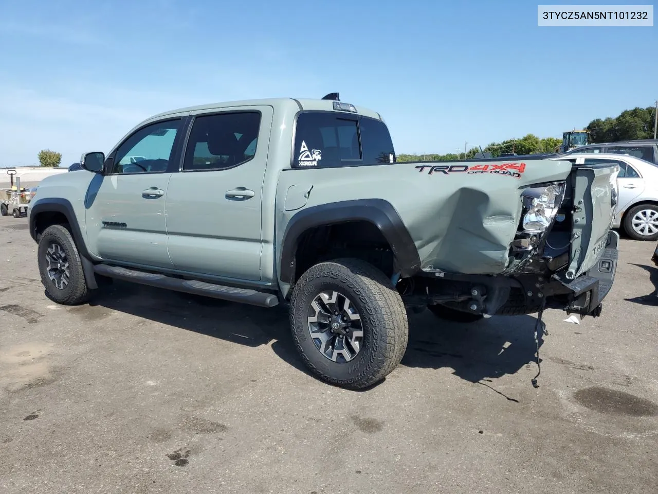 2022 Toyota Tacoma Double Cab VIN: 3TYCZ5AN5NT101232 Lot: 68281124