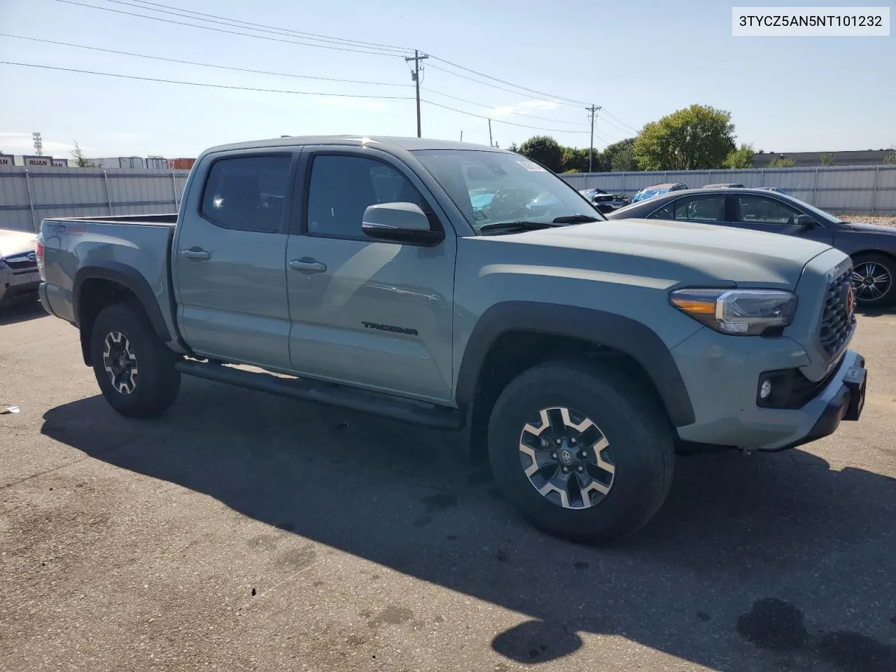 3TYCZ5AN5NT101232 2022 Toyota Tacoma Double Cab