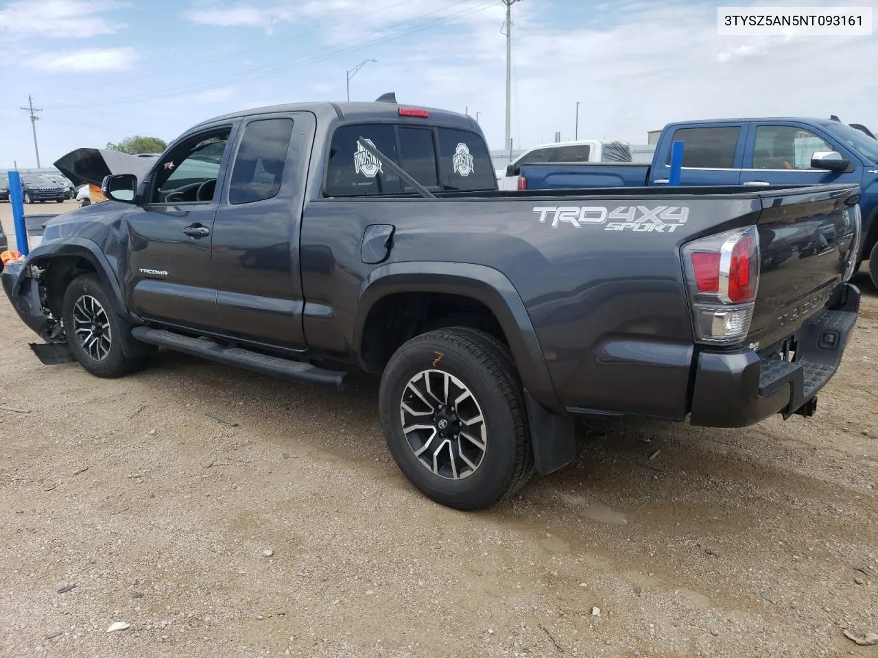 2022 Toyota Tacoma Access Cab VIN: 3TYSZ5AN5NT093161 Lot: 68461214