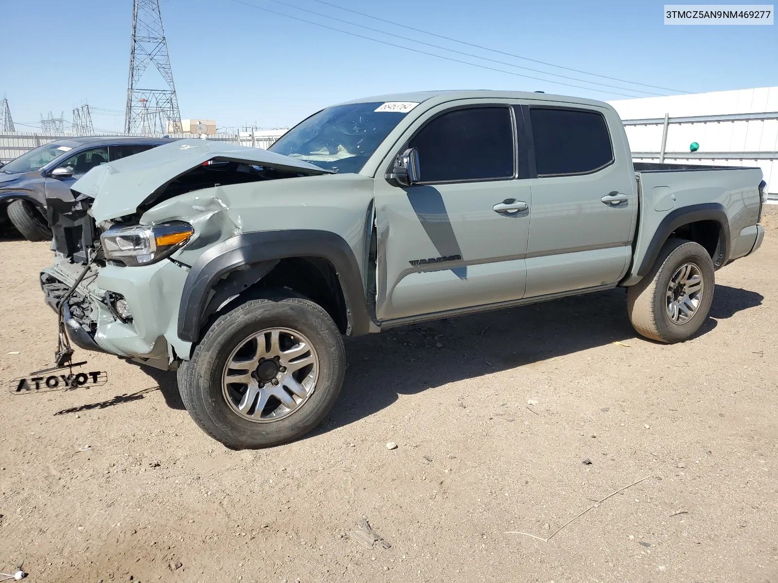 2022 Toyota Tacoma Double Cab VIN: 3TMCZ5AN9NM469277 Lot: 68463164