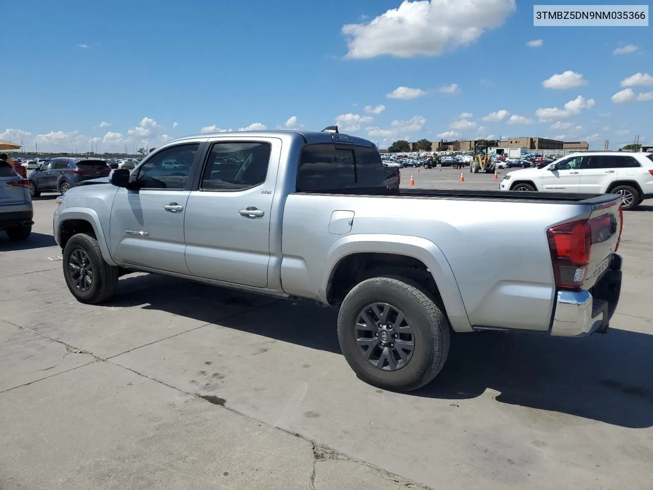 2022 Toyota Tacoma Double Cab VIN: 3TMBZ5DN9NM035366 Lot: 69256774