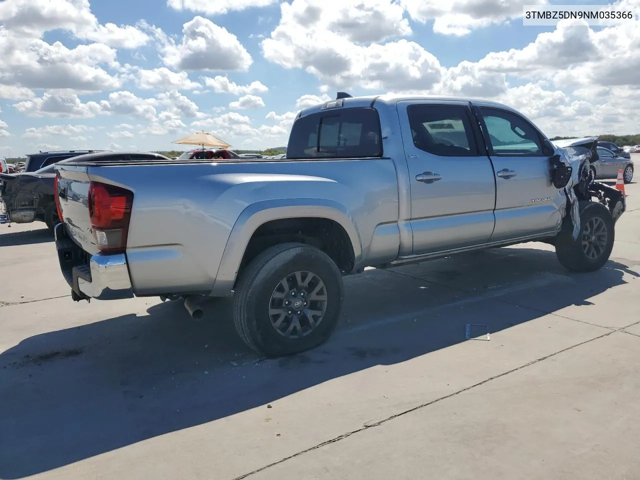 2022 Toyota Tacoma Double Cab VIN: 3TMBZ5DN9NM035366 Lot: 69256774