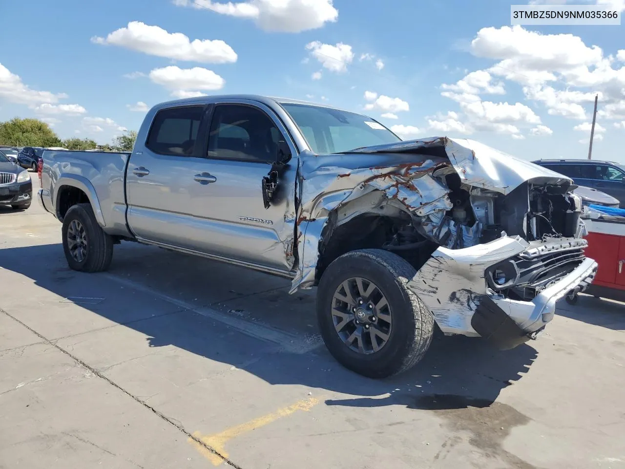 2022 Toyota Tacoma Double Cab VIN: 3TMBZ5DN9NM035366 Lot: 69256774