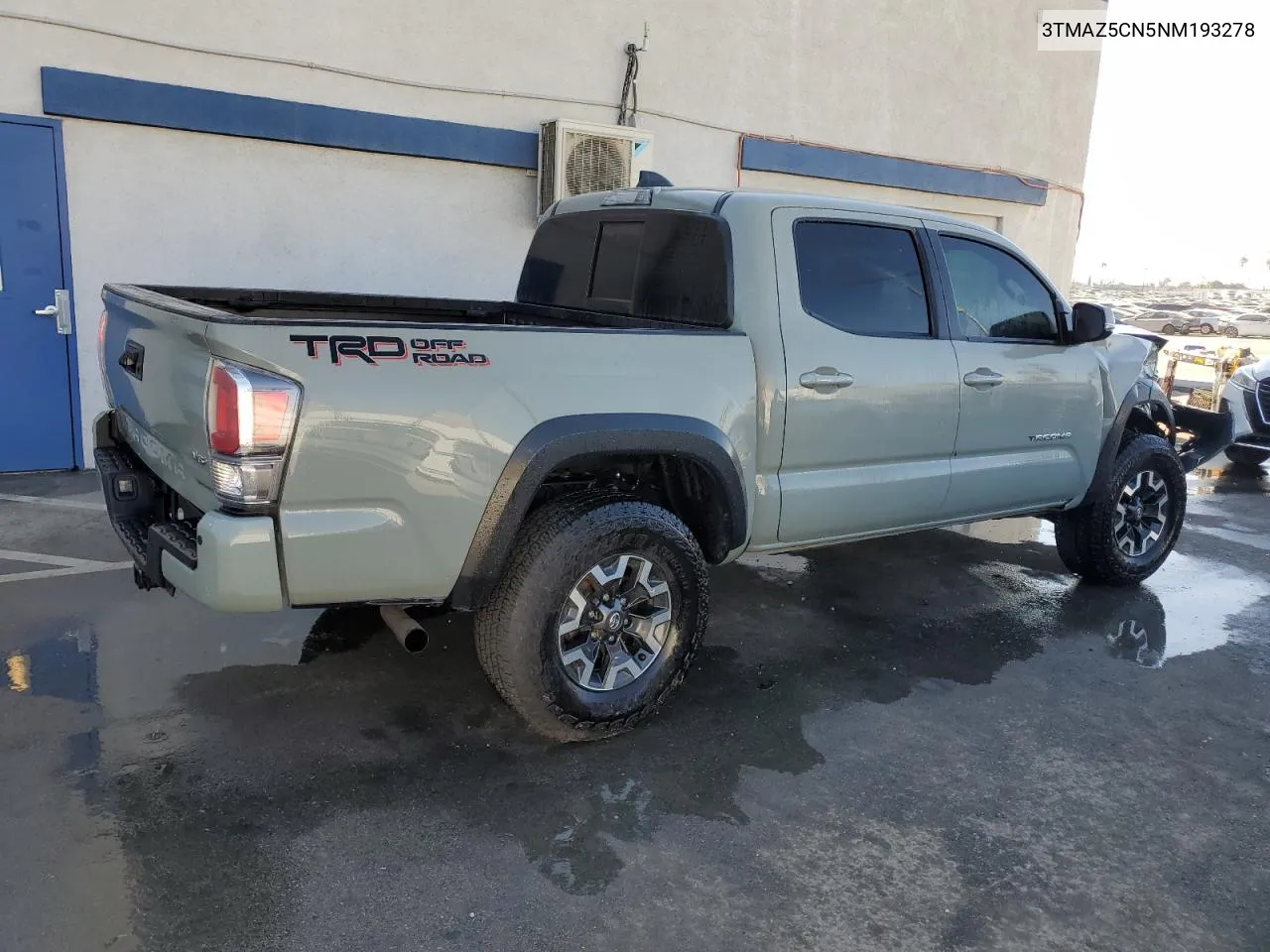 2022 Toyota Tacoma Double Cab VIN: 3TMAZ5CN5NM193278 Lot: 69502174