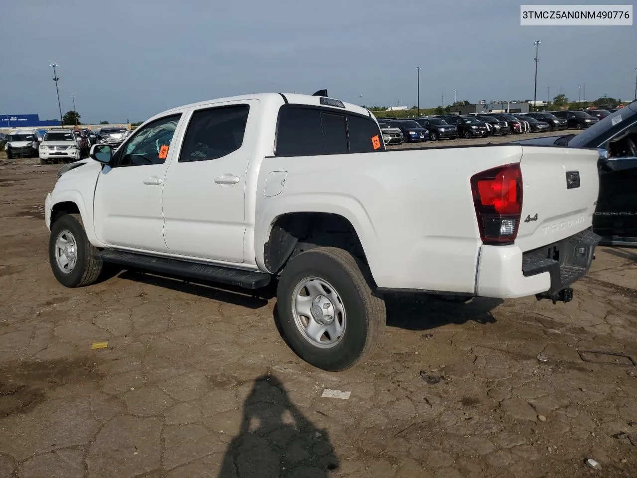 2022 Toyota Tacoma Double Cab VIN: 3TMCZ5AN0NM490776 Lot: 69593454