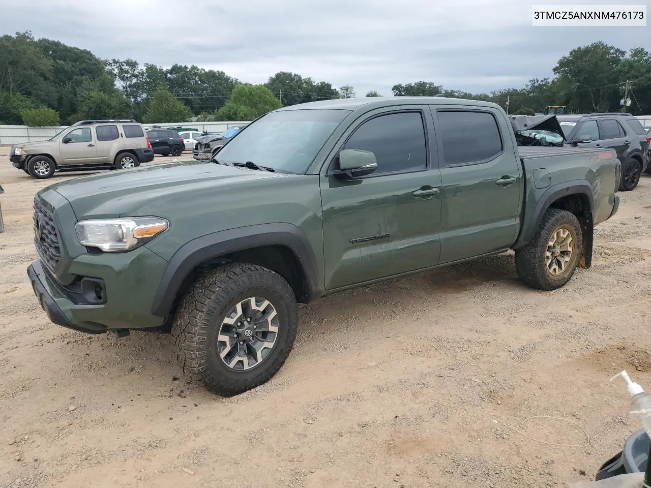 2022 Toyota Tacoma Double Cab VIN: 3TMCZ5ANXNM476173 Lot: 69880234