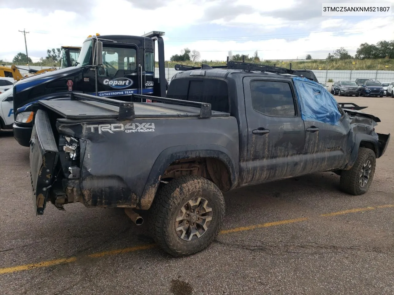 2022 Toyota Tacoma Double Cab VIN: 3TMCZ5ANXNM521807 Lot: 70132324