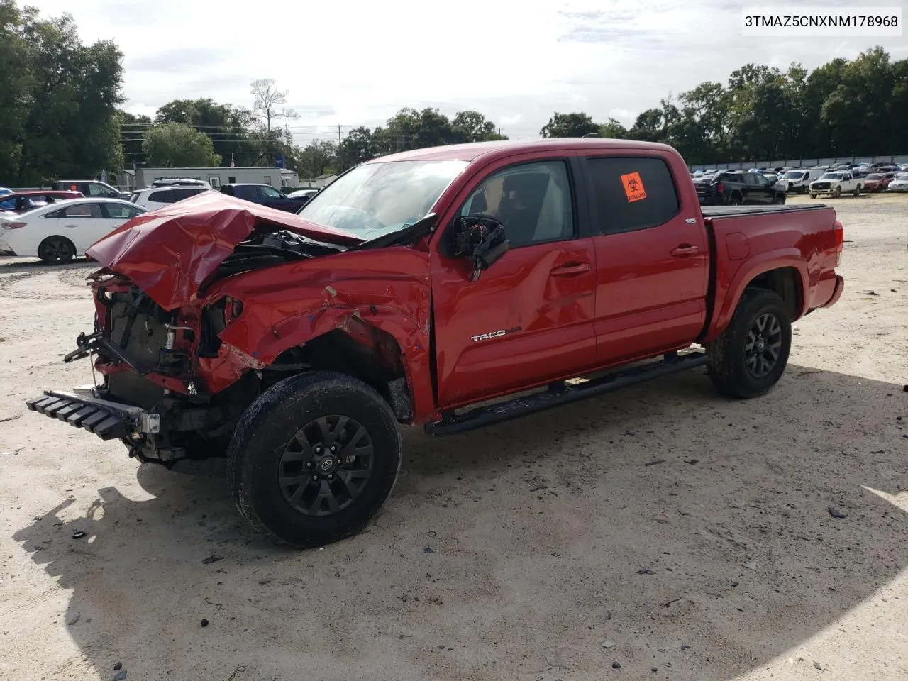 2022 Toyota Tacoma Double Cab VIN: 3TMAZ5CNXNM178968 Lot: 70239344