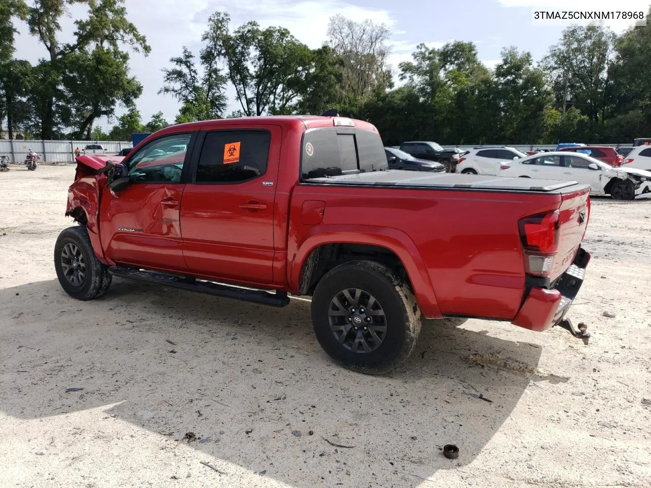 2022 Toyota Tacoma Double Cab VIN: 3TMAZ5CNXNM178968 Lot: 70239344