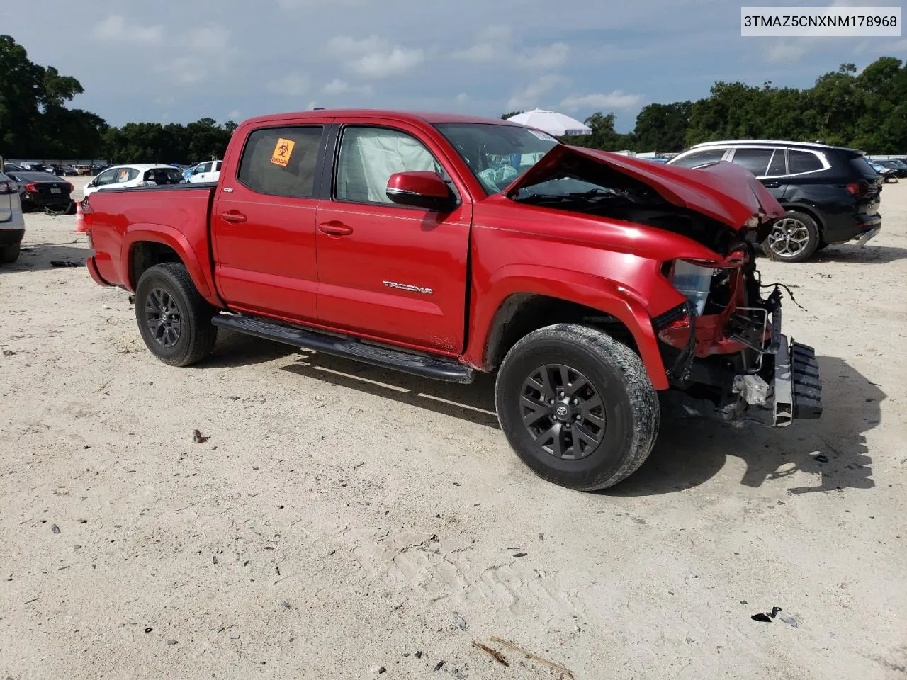 2022 Toyota Tacoma Double Cab VIN: 3TMAZ5CNXNM178968 Lot: 70239344