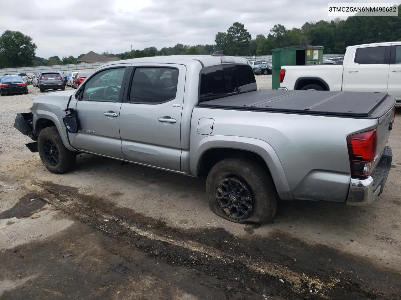 2022 Toyota Tacoma Double Cab VIN: 3TMCZ5AN6NM496632 Lot: 70300254