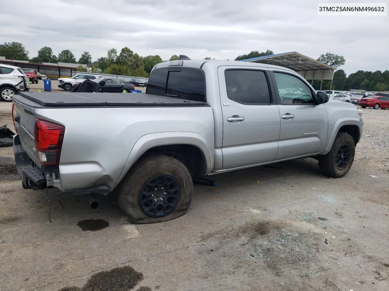 2022 Toyota Tacoma Double Cab VIN: 3TMCZ5AN6NM496632 Lot: 70300254