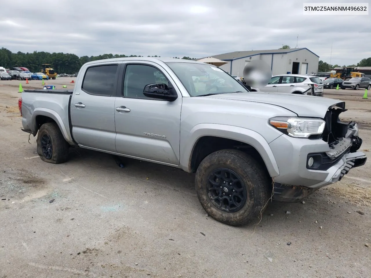 2022 Toyota Tacoma Double Cab VIN: 3TMCZ5AN6NM496632 Lot: 70300254