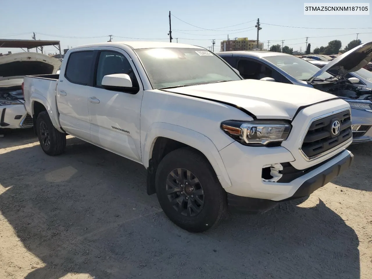 2022 Toyota Tacoma Double Cab VIN: 3TMAZ5CNXNM187105 Lot: 70340524