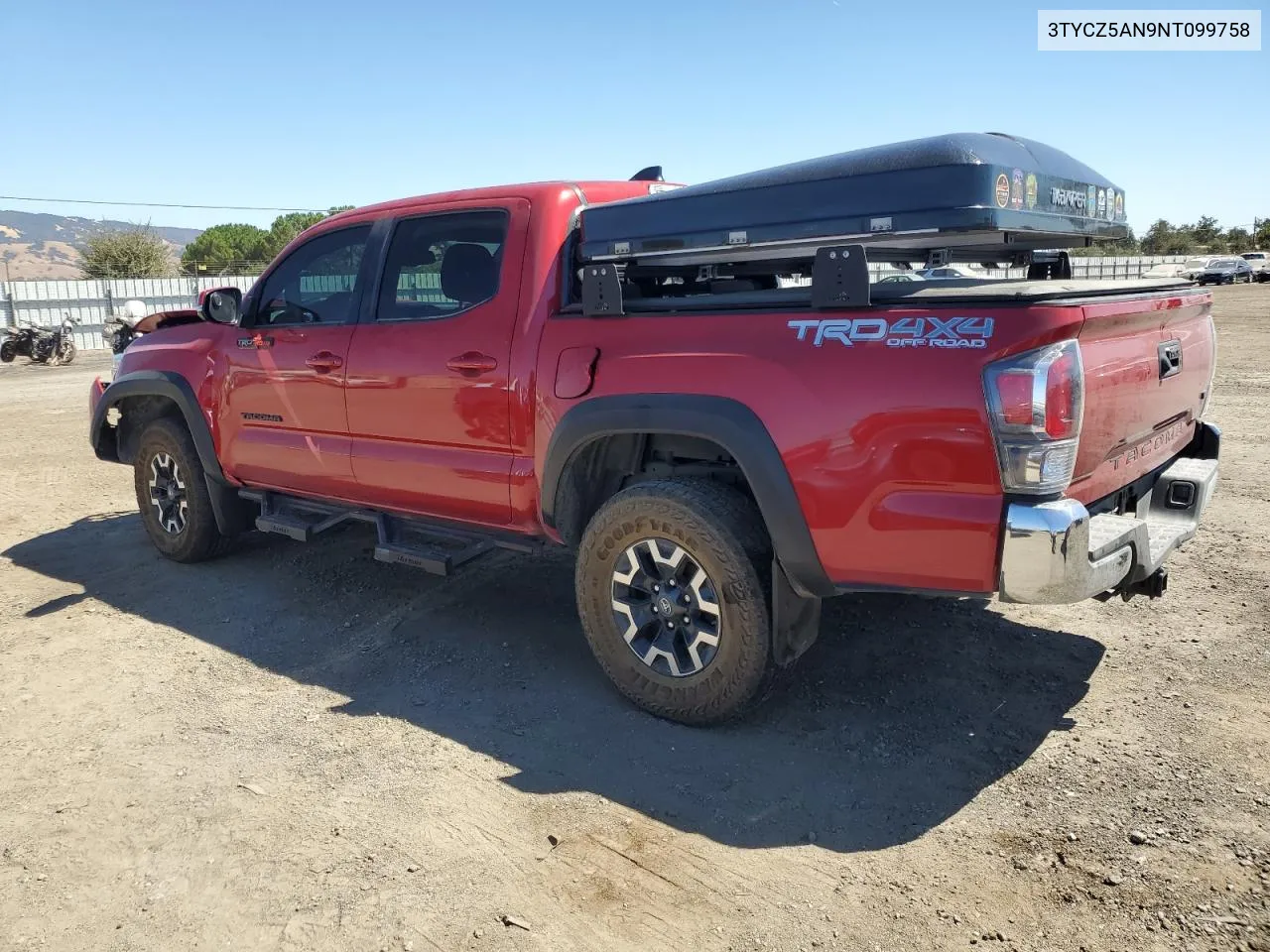 3TYCZ5AN9NT099758 2022 Toyota Tacoma Double Cab