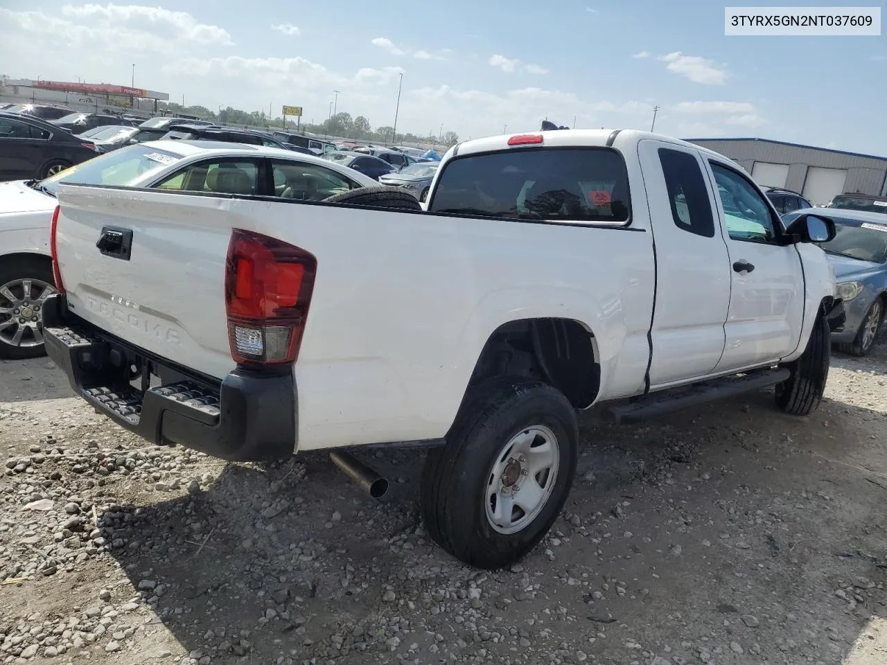 2022 Toyota Tacoma Access Cab VIN: 3TYRX5GN2NT037609 Lot: 70630394