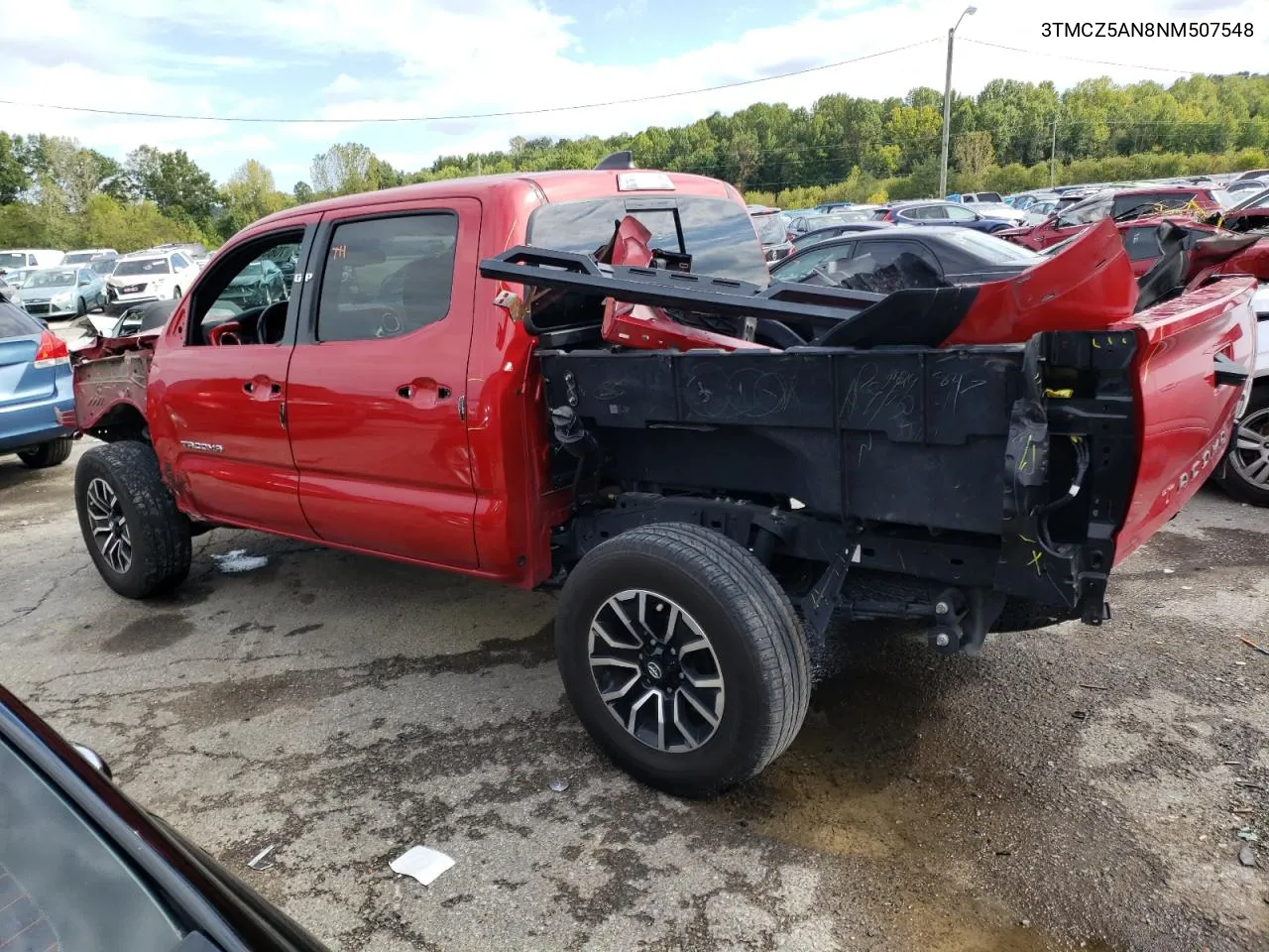 2022 Toyota Tacoma Double Cab VIN: 3TMCZ5AN8NM507548 Lot: 70655394